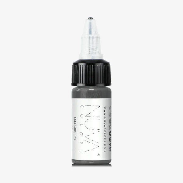 Barva pro permanentní make up Nuva MODIFIER - 510 Cool Dark 15 ml