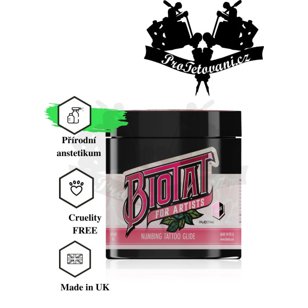 BIOTAT NATURAL NUMBING TATTOO GLIDE - BLUSH 500g