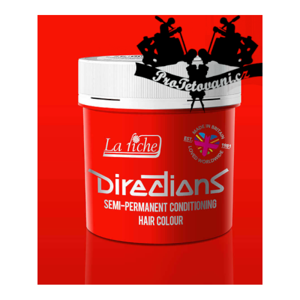 La Riche Directions Neon Red barva na vlasy