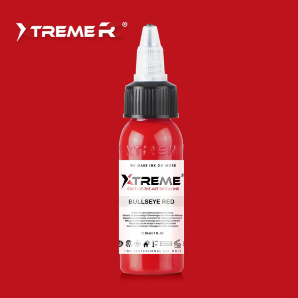XTreme Ink - BULLSEYE RED tetovací barva 30ml
