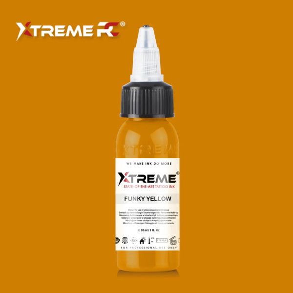 XTreme Ink - FUNKY YELLOW tetovací barva 30ml