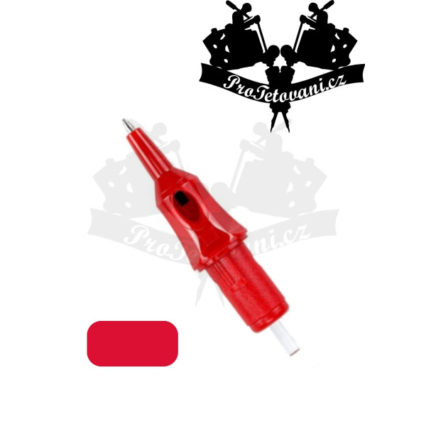 Kreslící tetovací cartridge Červená Ball Point