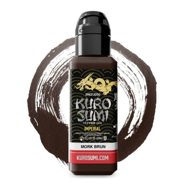 Tetovací barva Kuro Sumi Imperial - Mork Brun 44 ml