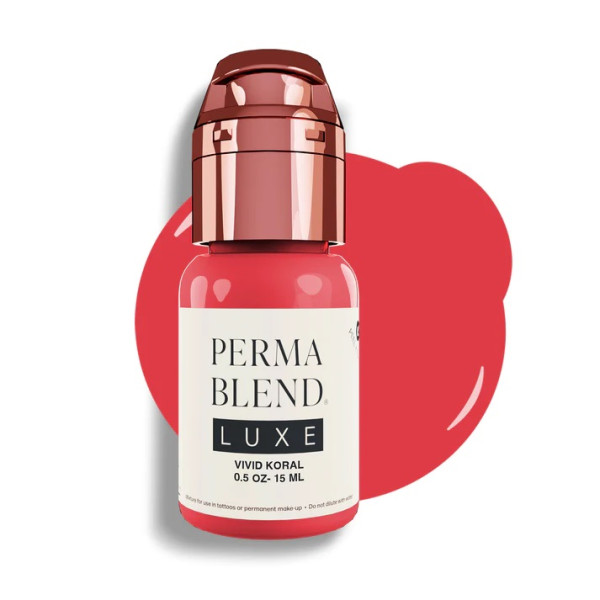 Barva pro permanentní make up Perma Blend LUXE Vivid Koral 15 ml REACH