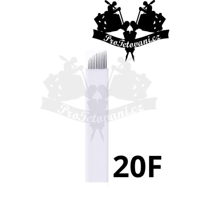 Jehla čepelka pro 3D permanentní make up F20 pin sterilní