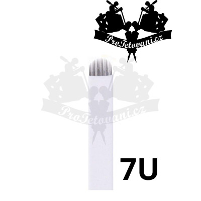 Jehla čepelka pro 3D permanentní make up U7 pin round sterilní