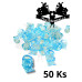Kalíšky na tetovací barvu CRYSTAL SKULL Light blue 50 Ks s s ploškou Kalíšky na tetovací barvu CRYSTAL SKULL Light blue 50 Ks s s ploškou