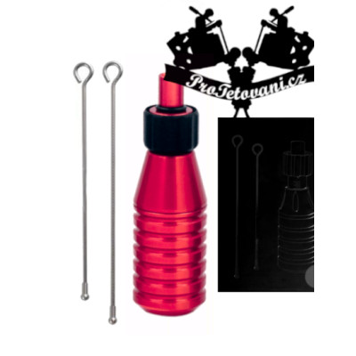 Tetovací grip na cartridge SUPREME PINK a táhla