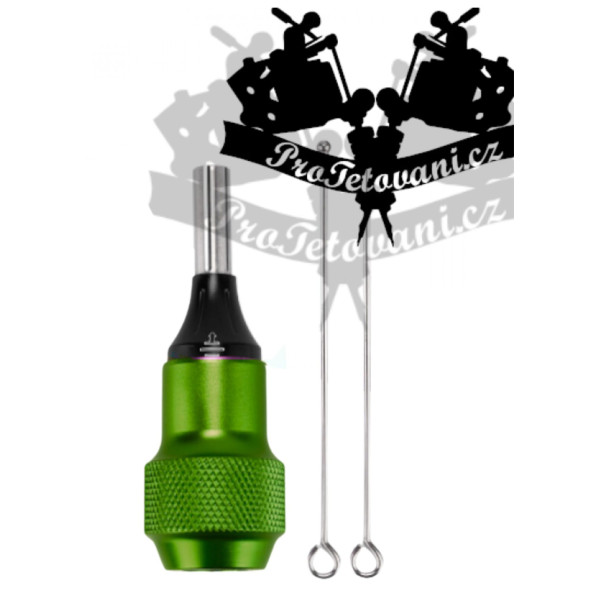 Tetovací grip H2 green pro tetovací cartridge