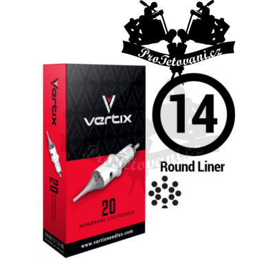 Tetovací cartridge VERTIX 14RL FK IRONS