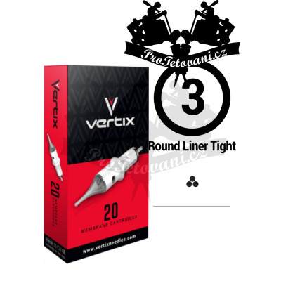 Tetovací cartridge VERTIX 3RL FK IRONS