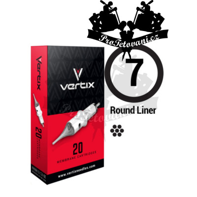 Tetovací cartridge VERTIX 7RL FK IRONS