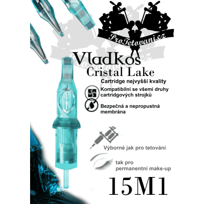 Prémiová tetovací cartridge VLADKOS CRISTAL LAKE 15M