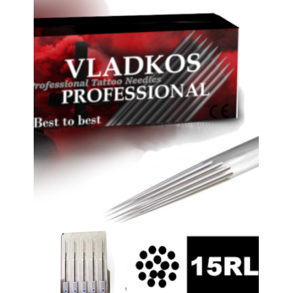 Tetovací jehla Vladkos Professional 15 RL