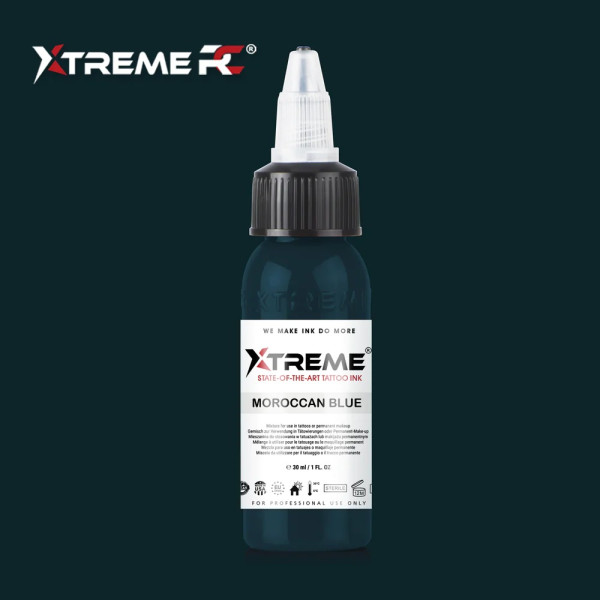 XTreme Ink - MAROCCAN BLUE tetovací barva 30ml