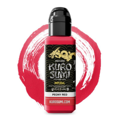 Tetovací barva Kuro Sumi Imperial - Peony Red 44 ml