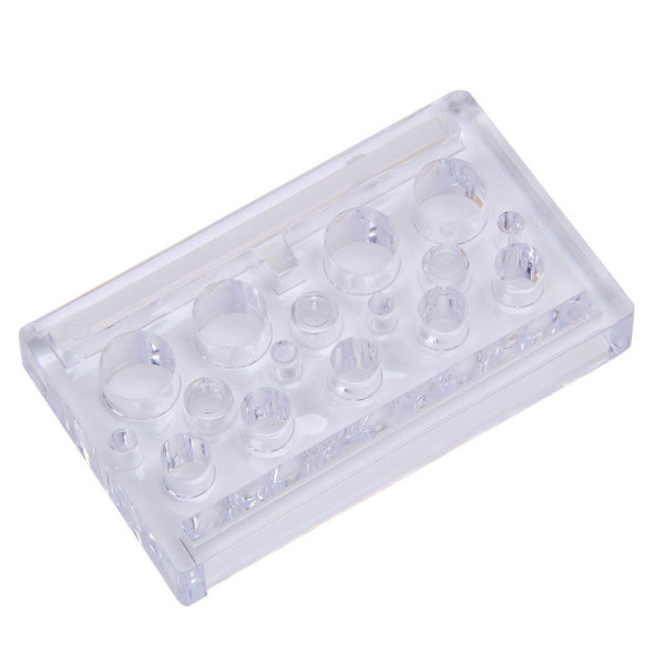 Akrylový stojánek na kalíšky obdélníkový