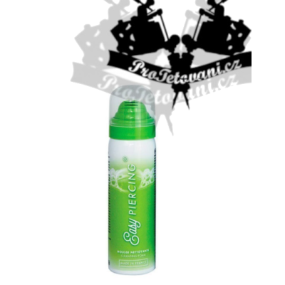 Antibakteriální pěna na čištění pearcingu Easypiercing® 50 ml EXPIROVANÉ