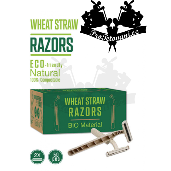 AVA Holítka se dvěma břity ekologicky rozložitelné 50 Ks