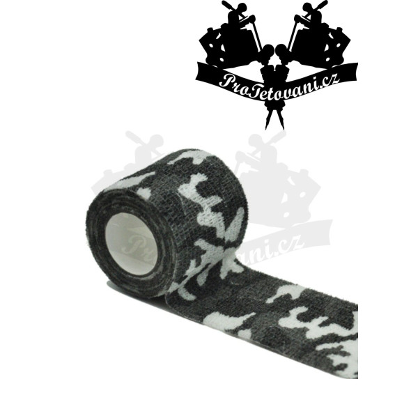 Bandáž na tetovací grip grey Army