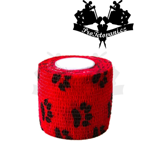 Bandáž na tetovací grip Red Paw