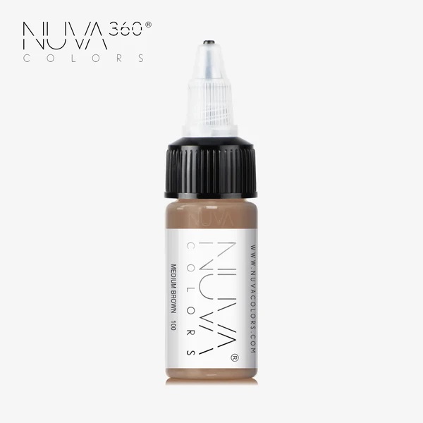 Barva pro permanentní make up 100 Medium Brown REACH 15 ml
