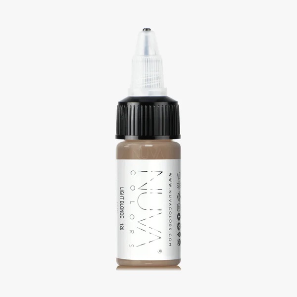Barva pro permanentní make up Nuva 120 LIGHT BLONDE REACH 15 ml