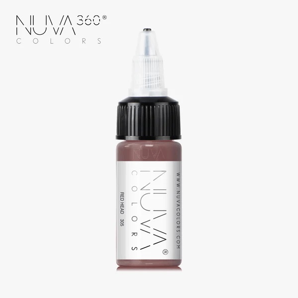 Barva pro permanentní make up Nuva 305 RED HEAD SMP 15 ml