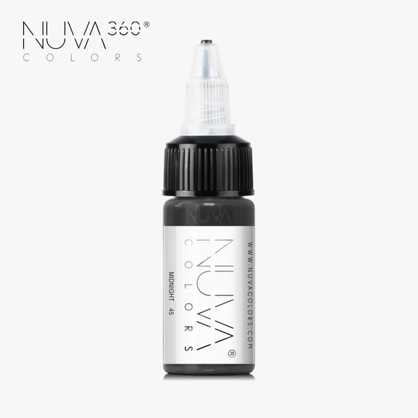 Barva pro permanentní make up Nuva 45 Midnight REACH 15 ml