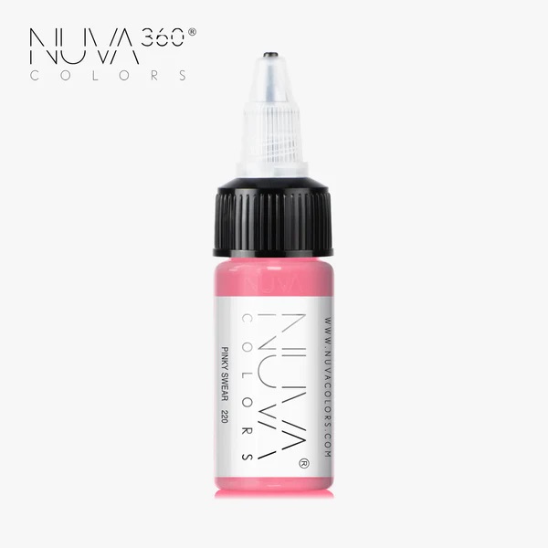 Barva pro permanentní make up Nuva 220 Pinky Swear REACH 15 ml