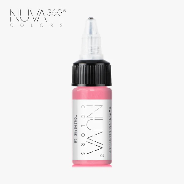Barva pro permanentní make up Nuva 225 Tickle Me Pink REACH 15 ml