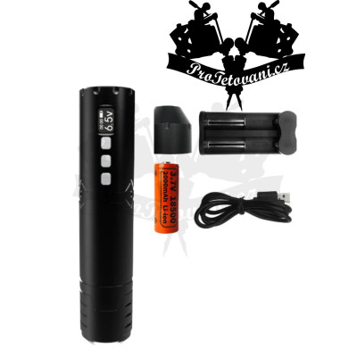 Bateriový rotační tetovací strojek PORTABLE BLACK