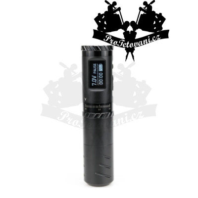 Bateriový rotační tetovací strojek AVA GT PEN EP10 s nastavitelným zdvihem BLACK