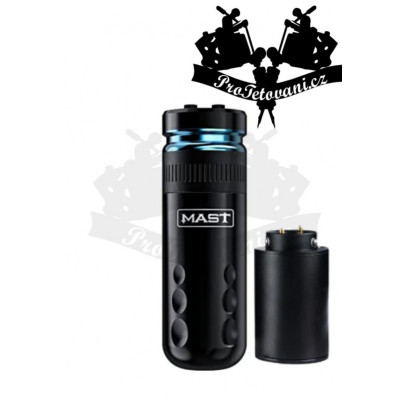Bateriový rotační tetovací strojek MAST RACER Blue 4.0 mm 2 BATERIE