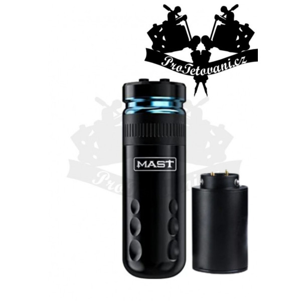 Bateriový rotační tetovací strojek MAST RACER Blue 4.0 mm 2 BATERIE