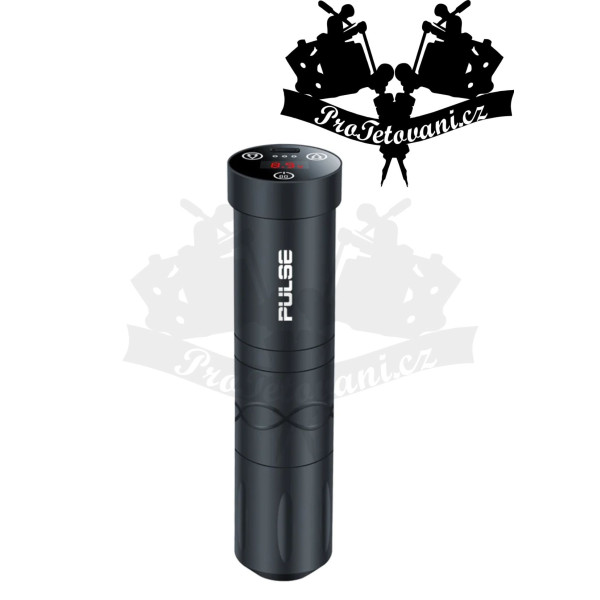 Bezdrátový dobíjecí rotační tetovací strojek PEN PULSE BLACK