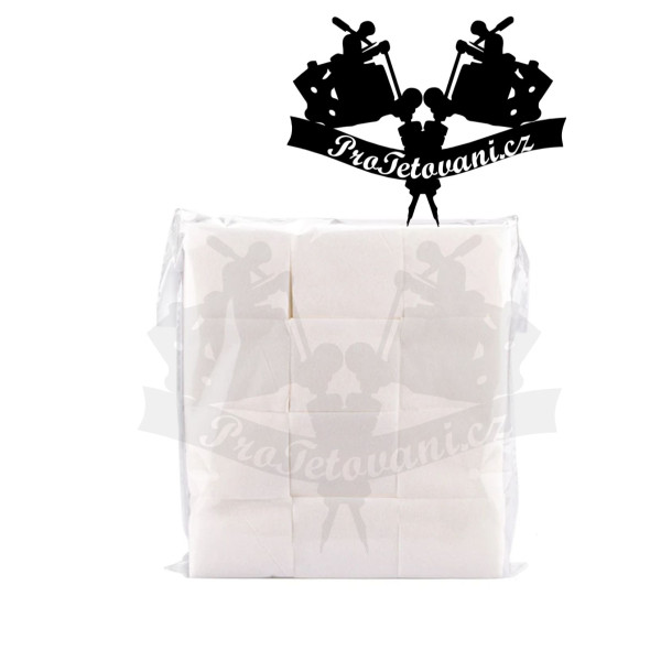 Bavlněné čtvercové odličovací tamponky 1200 Ks pro PMU