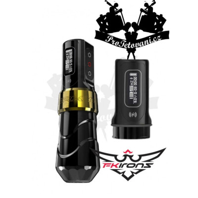 Bezdrátový rotační tetovací strojek FK IRONS Flux Max 4mm dvě baterie