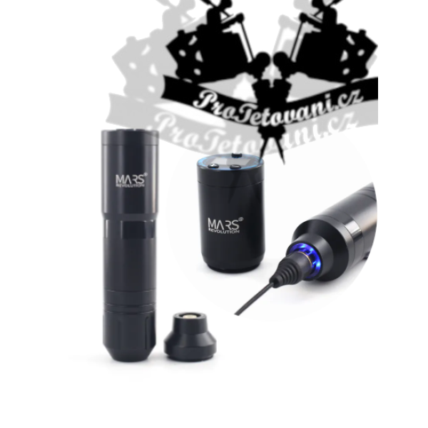 Bezdrátový rotační tetovací strojek MARS Black