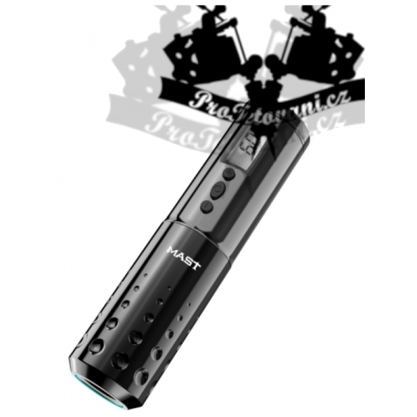 Bezdrátový rotační tetovací strojek MAST LANCER black bateriový