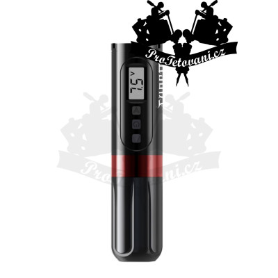 Bezdrátový rotační tetovací strojek Quatat VIPER RED 4.0 mm zdvih