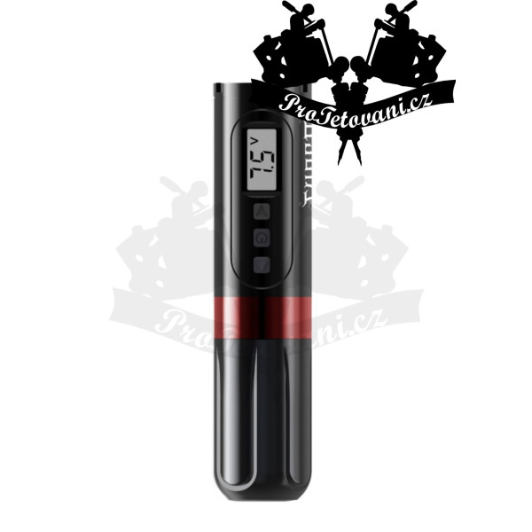 Bezdrátový rotační tetovací strojek Quatat VIPER RED 4.0 mm zdvih
