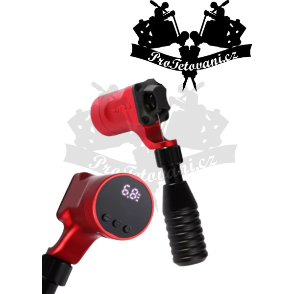Bezdrátový rotační tetovací strojek typu GUN JIECI RED