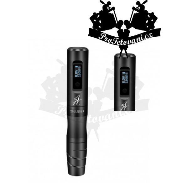 Bezdrátový strojek AVA SOULNOVA e2 BLACK vhodný pro permanentní make-up