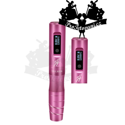 Bezdrátový strojek AVA SOULNOVA e2 PINK vhodný pro permanentní make-up