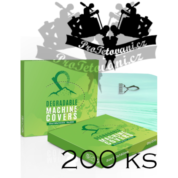 Biologicky rozložitelné obaly na tetovací strojky 200 ks