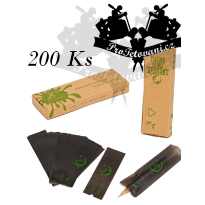 Biologicky rozložitelné ochranné obaly na rotační strojek PEN 200 Ks Grey