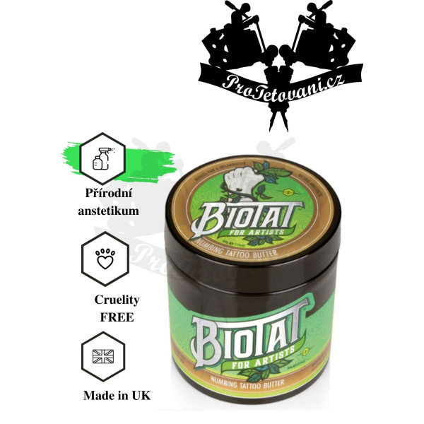 BIOTAT Tattoo Butter znecitlivující pracovní máslo 500g