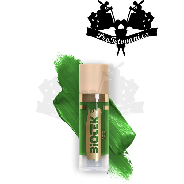 Biotek barva pro permanentní make up Green 18 ml