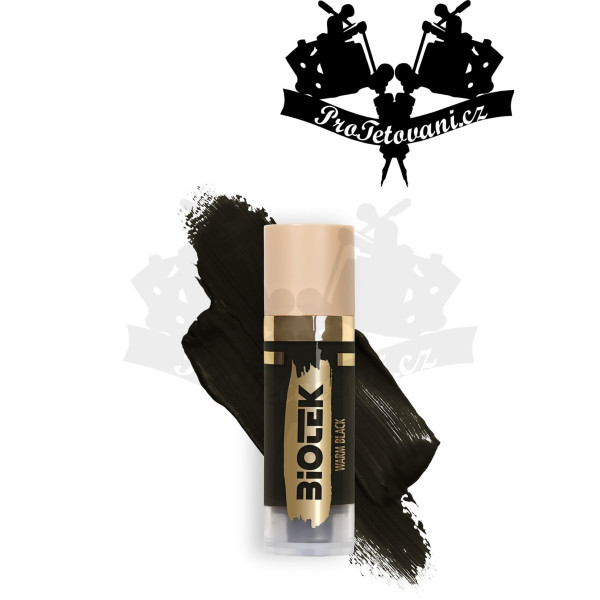 Biotek barva pro permanentní make up Warm Black 18 ml